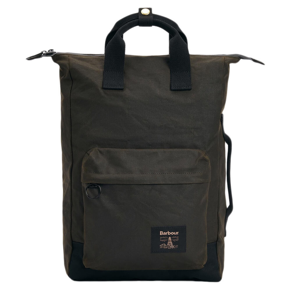 Barbour Field Waxed Backpack